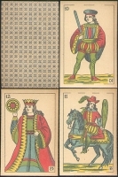 Игральные карты "Atodos Alumbra Naipes Finos", 40 листов Bierman, Испания, 1878 год артикул 6743b.